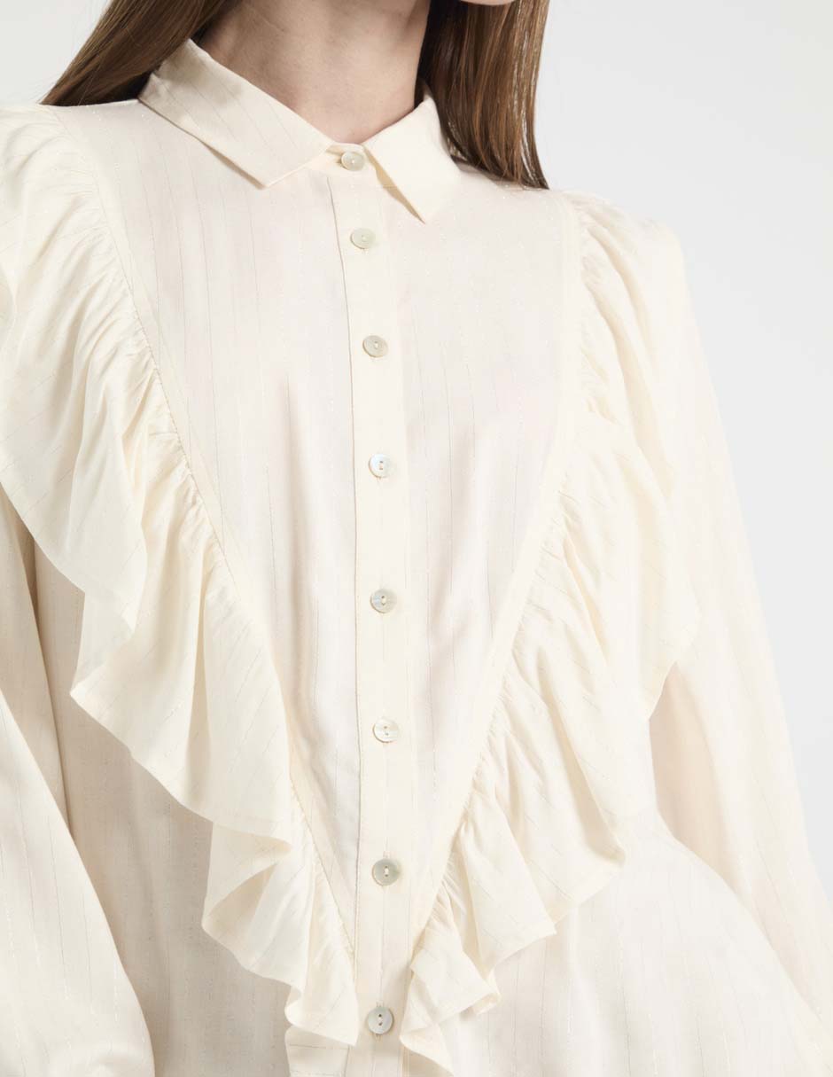 Blusa Week By Weekend manga larga para mujer 4
