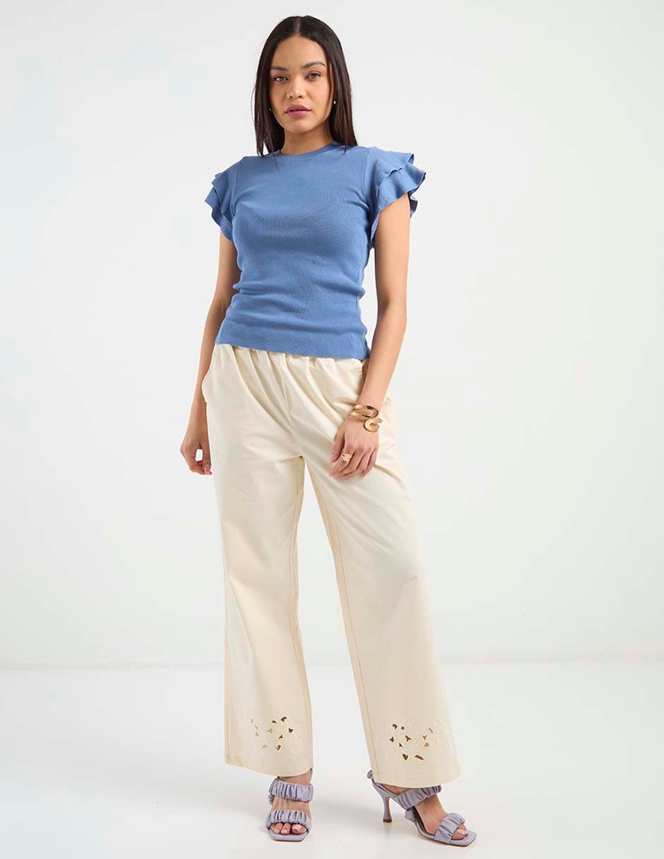 Blusa manga corta para mujer 3