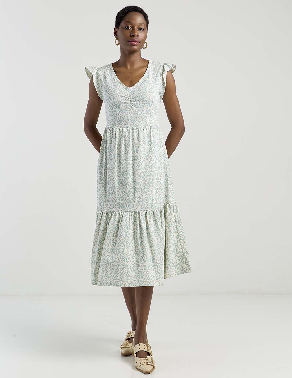 Vestido 3/4 casual para mujer 2