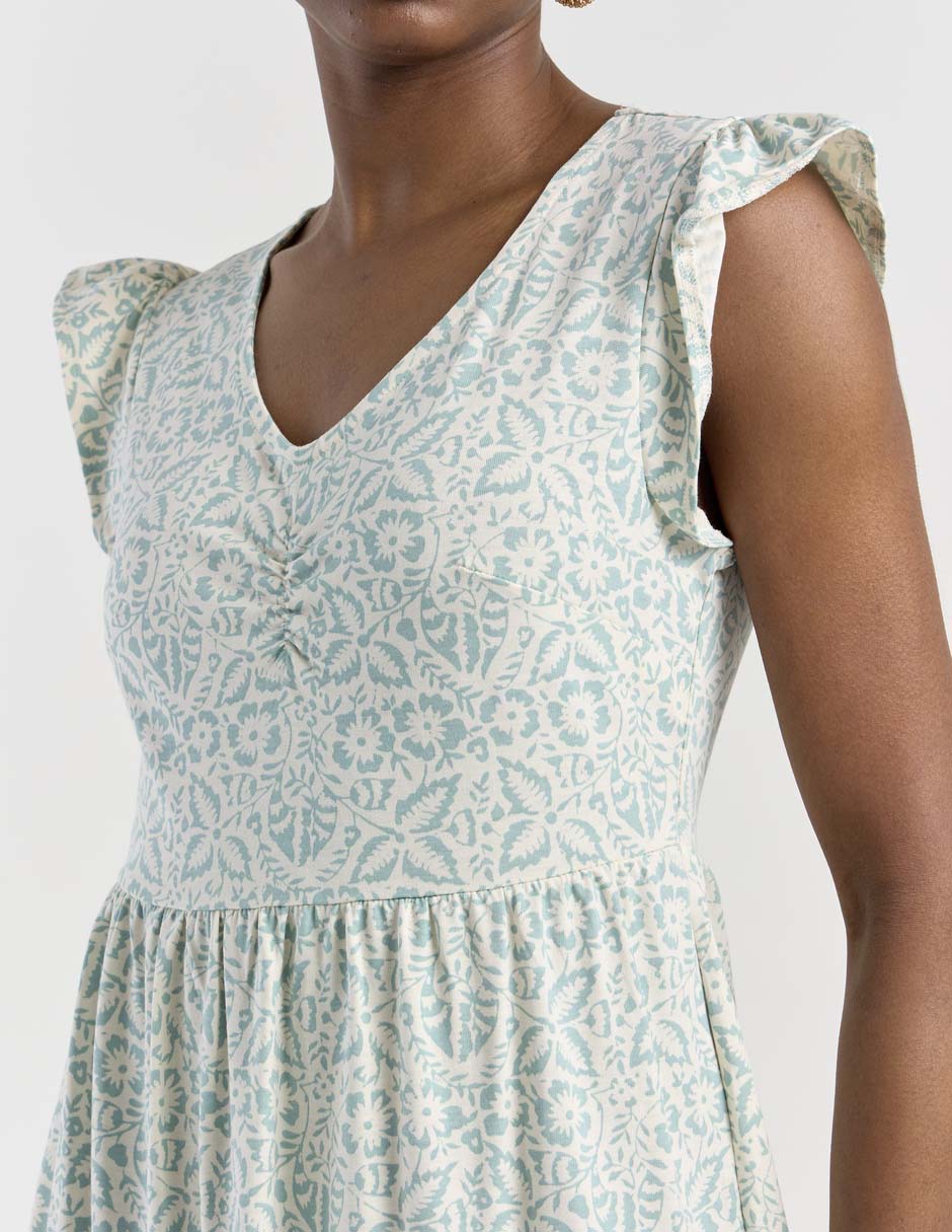 Vestido 3/4 casual para mujer 4