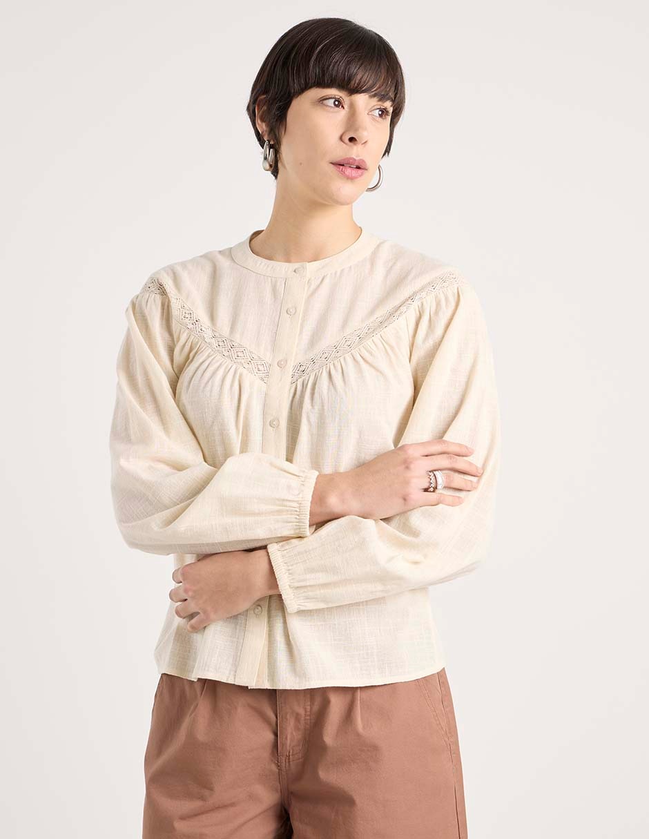 Blusa manga larga para mujer Blusa manga larga para mujer