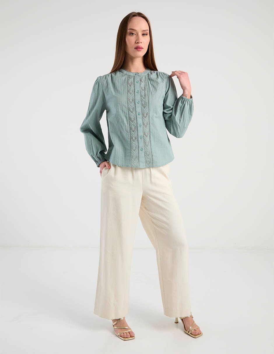 Blusa manga larga para mujer 2
