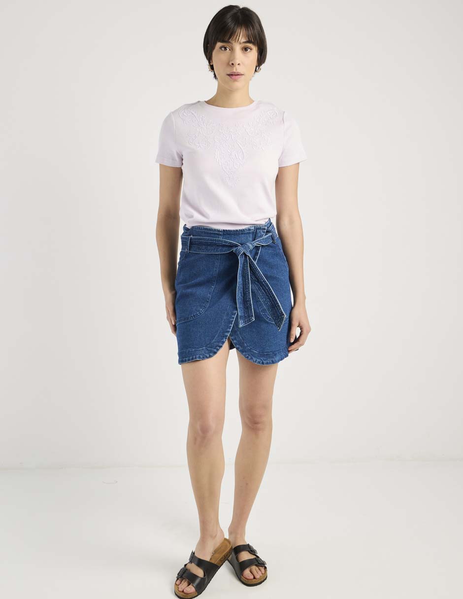PLAYERA WKCL26200-04 W, EG, TARO CLARO