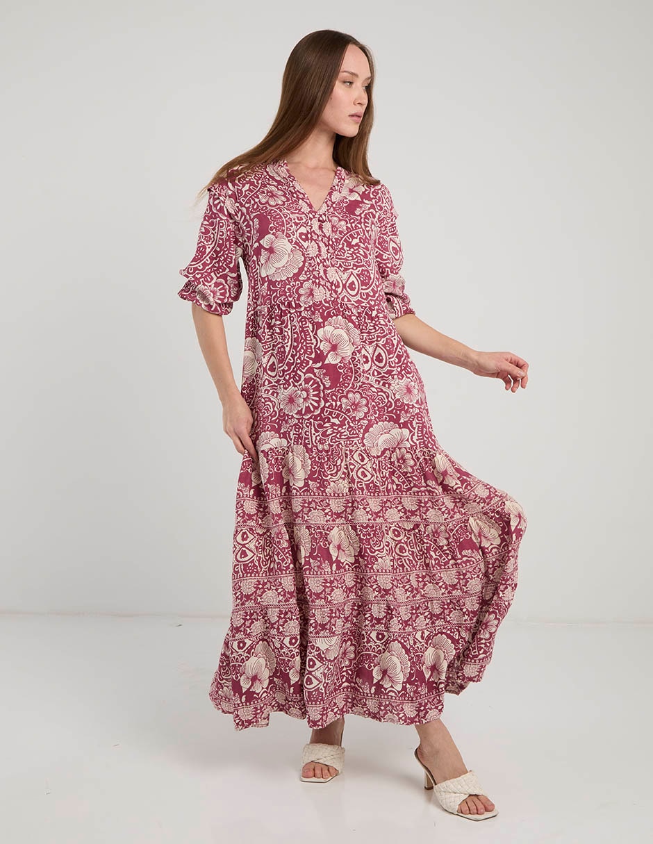 Vestido largo casual para mujer 3