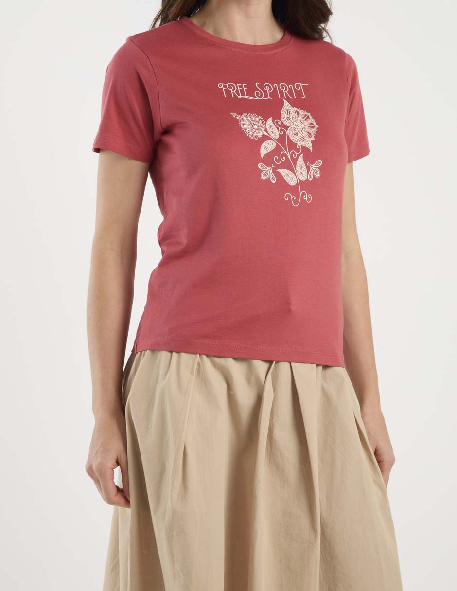 PLAYERA WKCL26158-06 WEEK, M, MARSALA