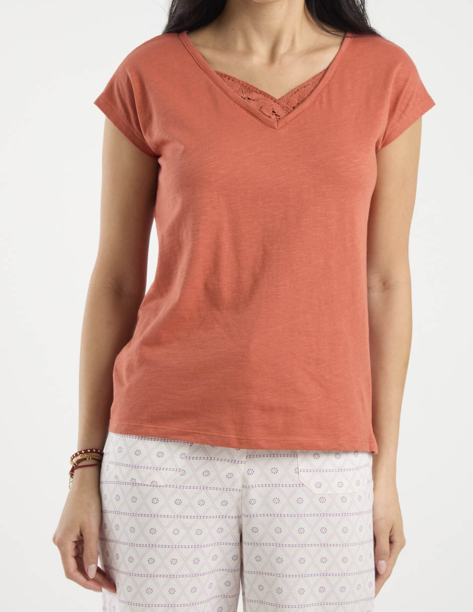 PLAYERA WKCL26176-06 WEEK, M, PAPRIKA