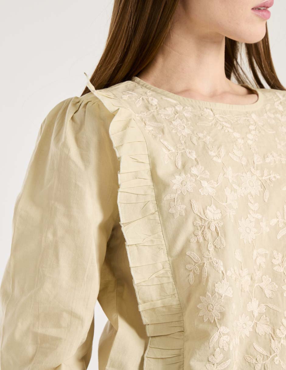 Blusa manga larga para mujer 4