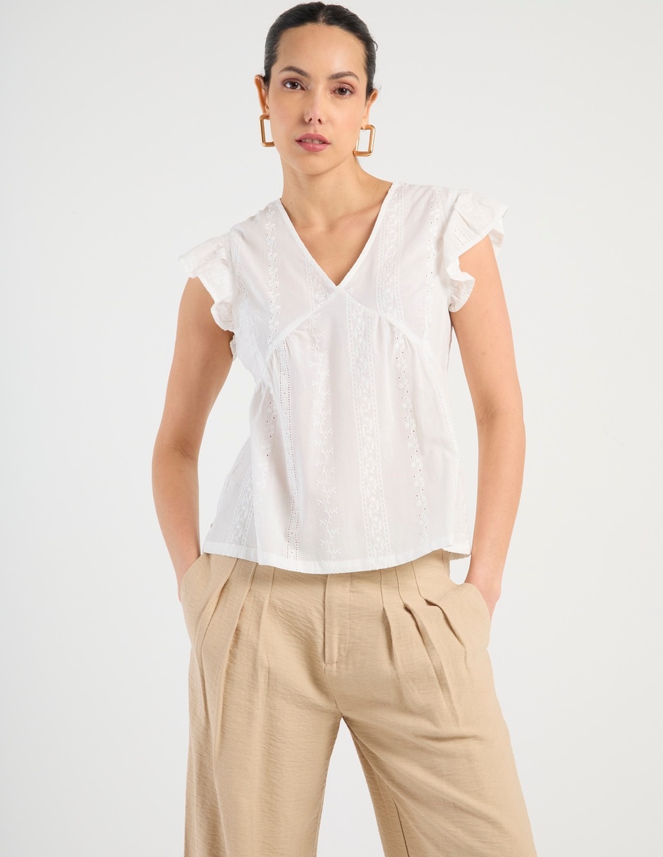 Blusa manga corta para mujer Blusa manga corta para mujer