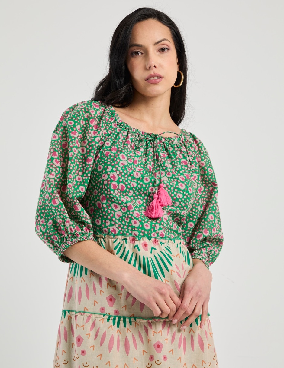 Vestido 3/4 casual para mujer 4