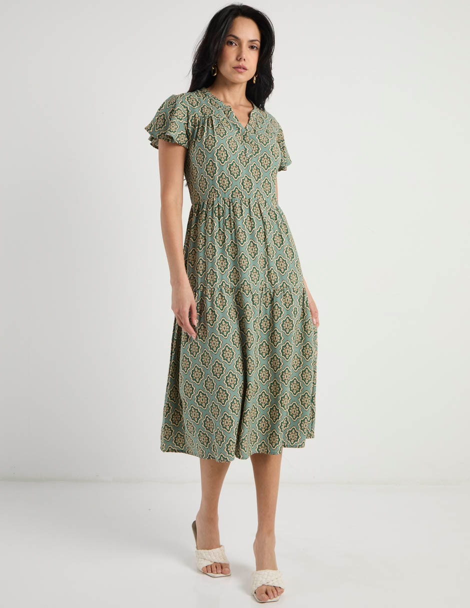 Vestido midi casual para mujer 2