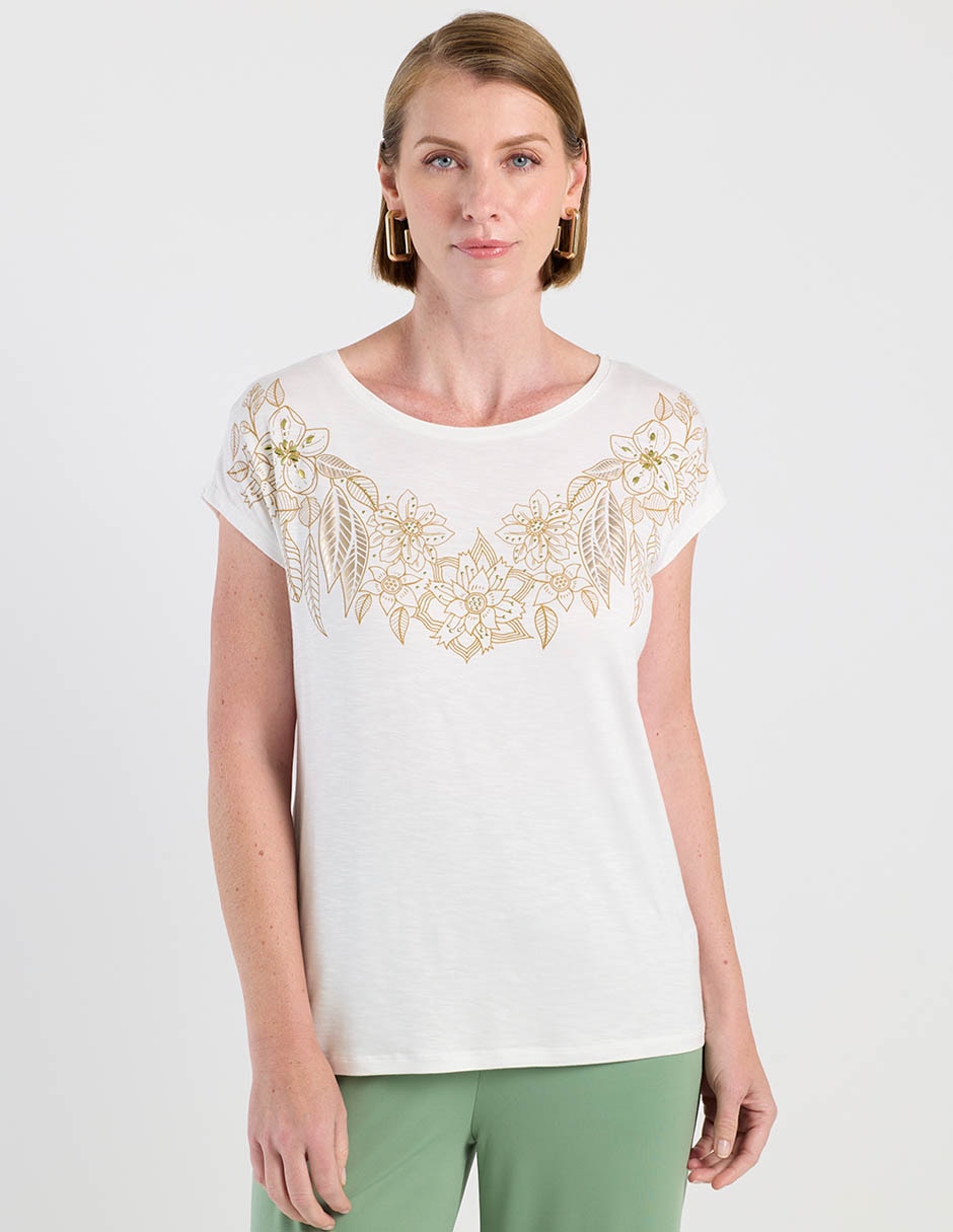 Blusa manga corta para mujer Blusa manga corta para mujer