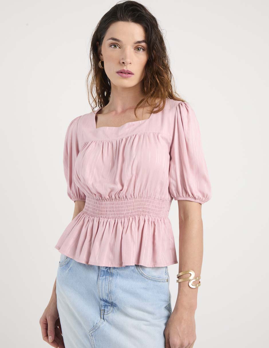 Blusa manga al codo para mujer Blusa manga al codo para mujer