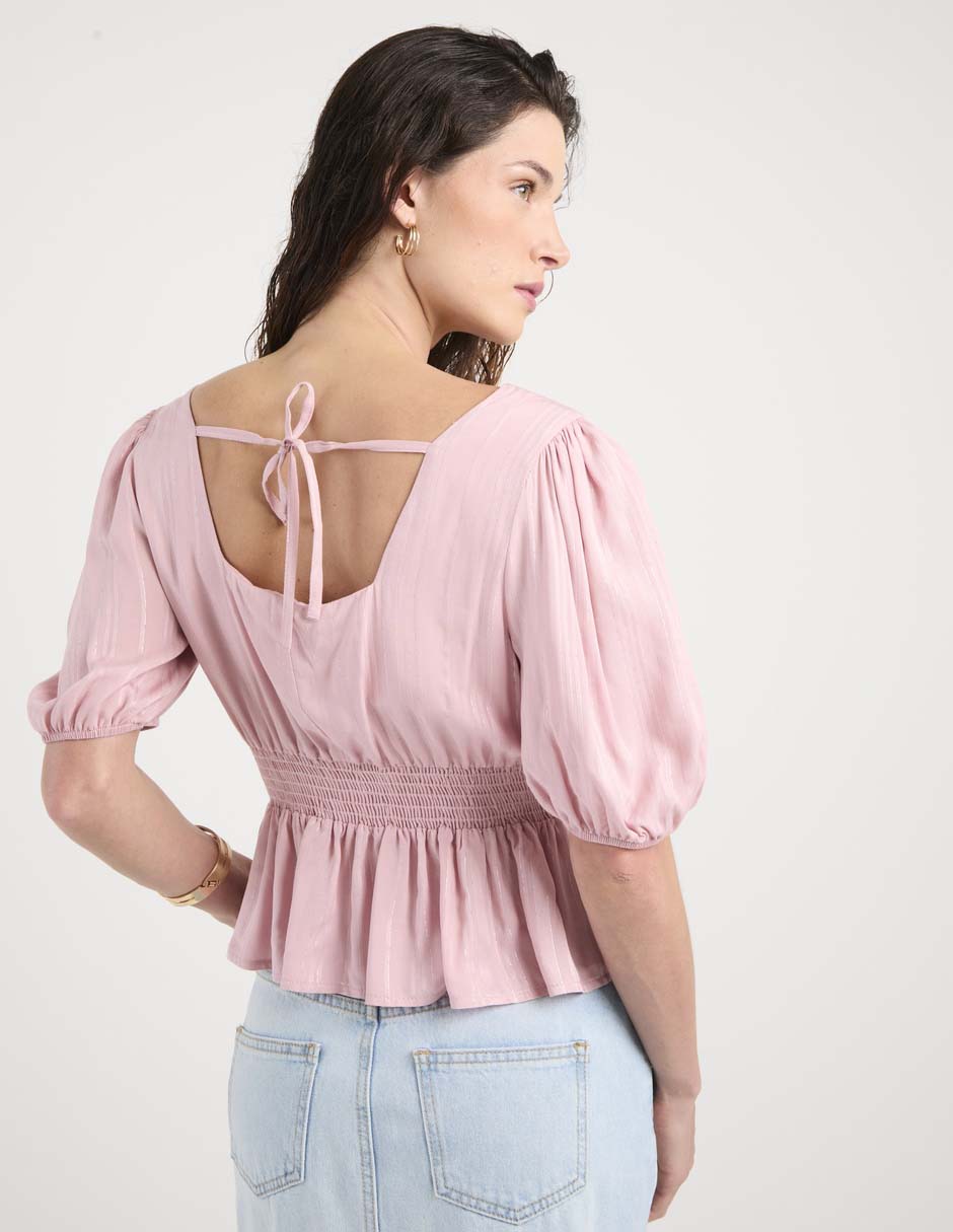 Blusa manga al codo para mujer 2