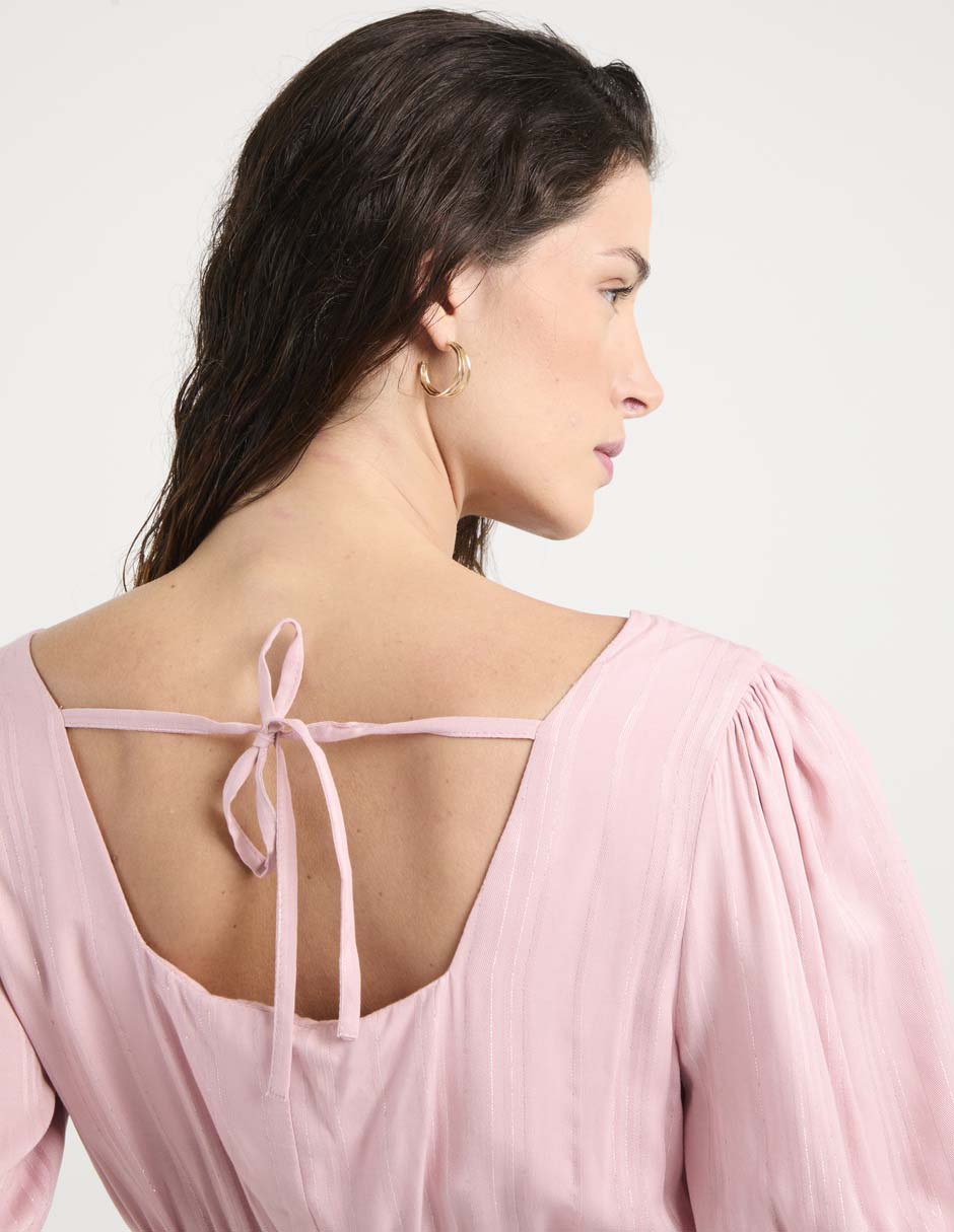 Blusa manga al codo para mujer 5