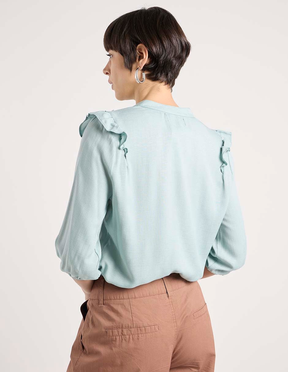 Blusa manga 3/4 para mujer 2