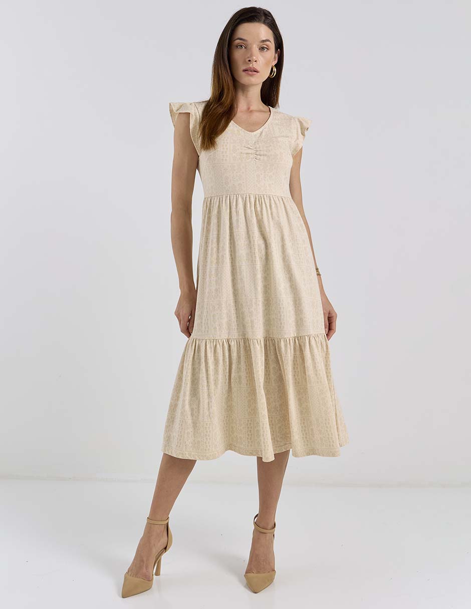 Vestido midi casual para mujer