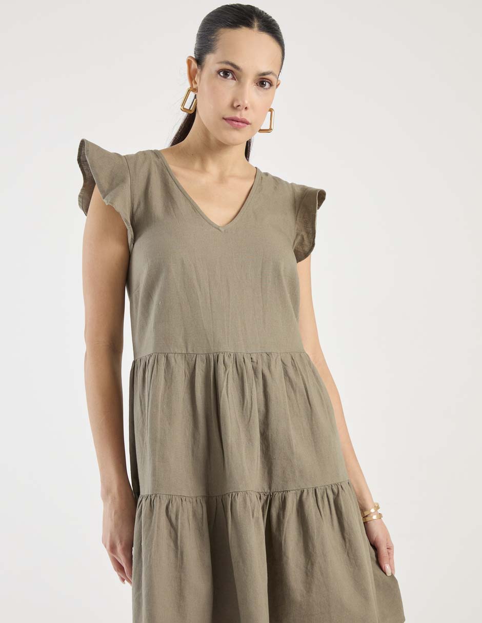Vestido corto casual para mujer