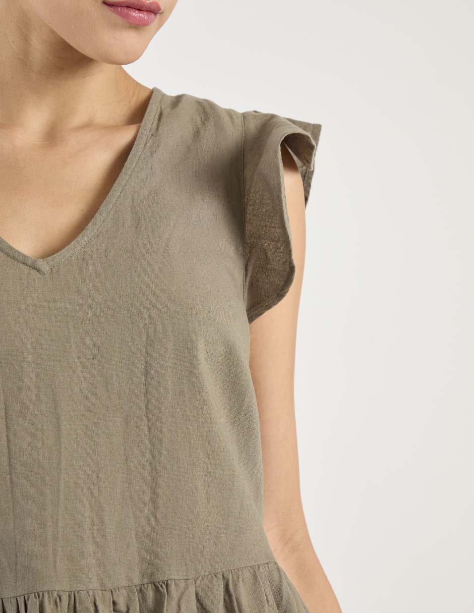 Vestido corto casual para mujer 4