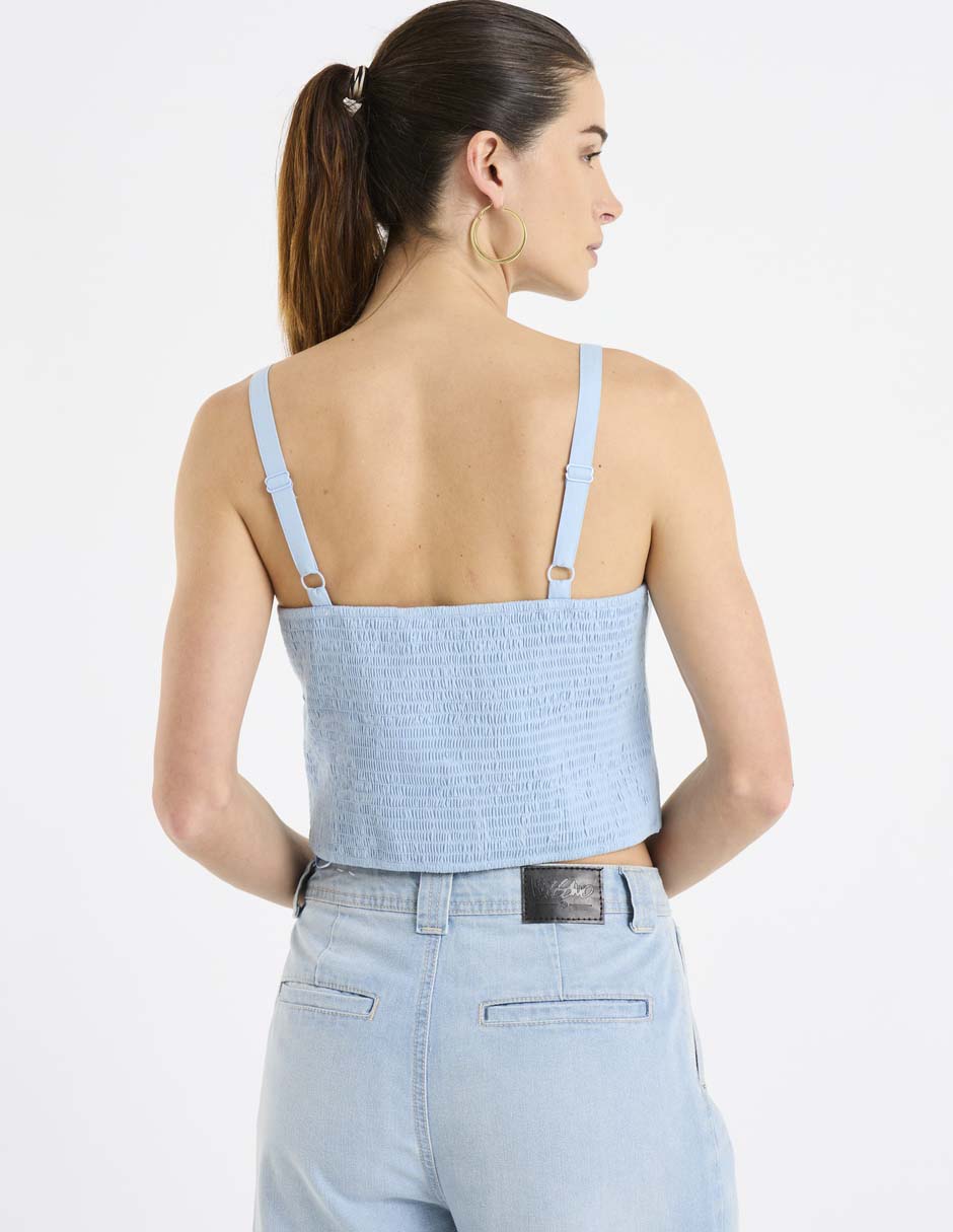 Top escote corazón tirante ajustable 2