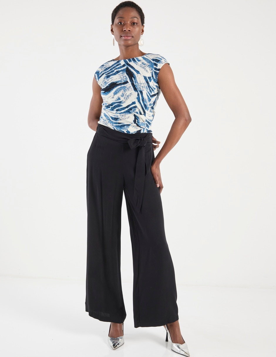 Pantalón relaxed wide leg para mujer 2