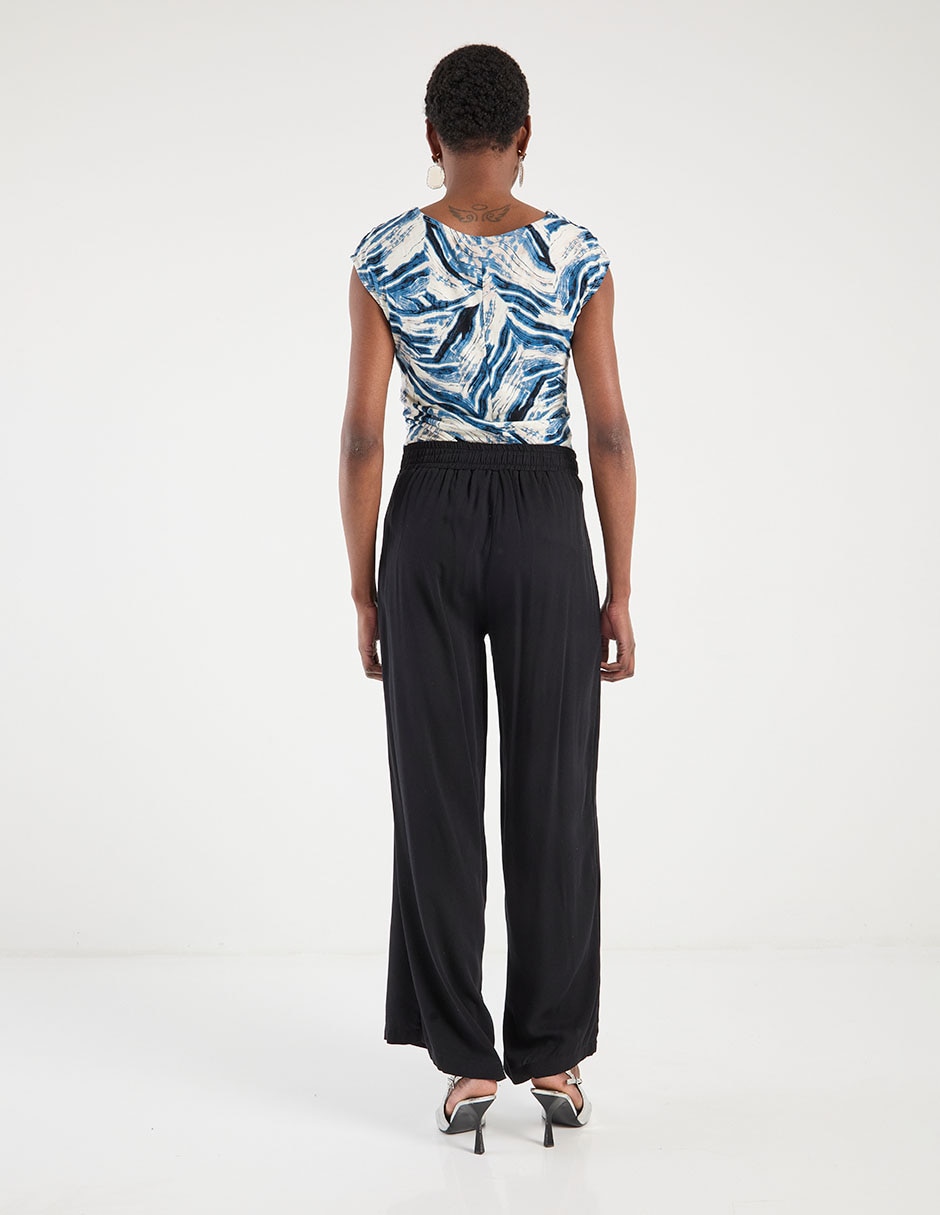 Pantalón relaxed wide leg para mujer 6