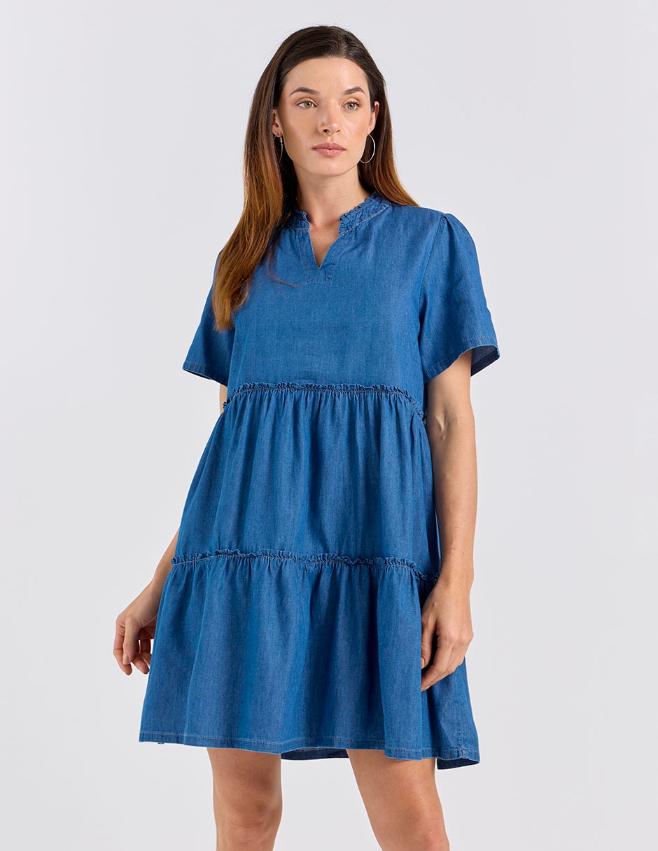 Vestido corto casual para mujer