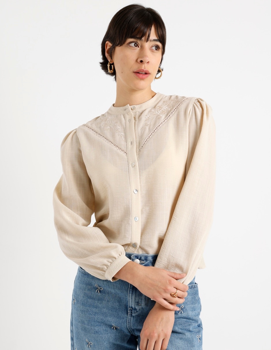 Blusa manga larga para mujer 2