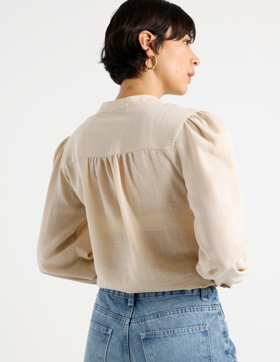 Blusa manga larga para mujer 6