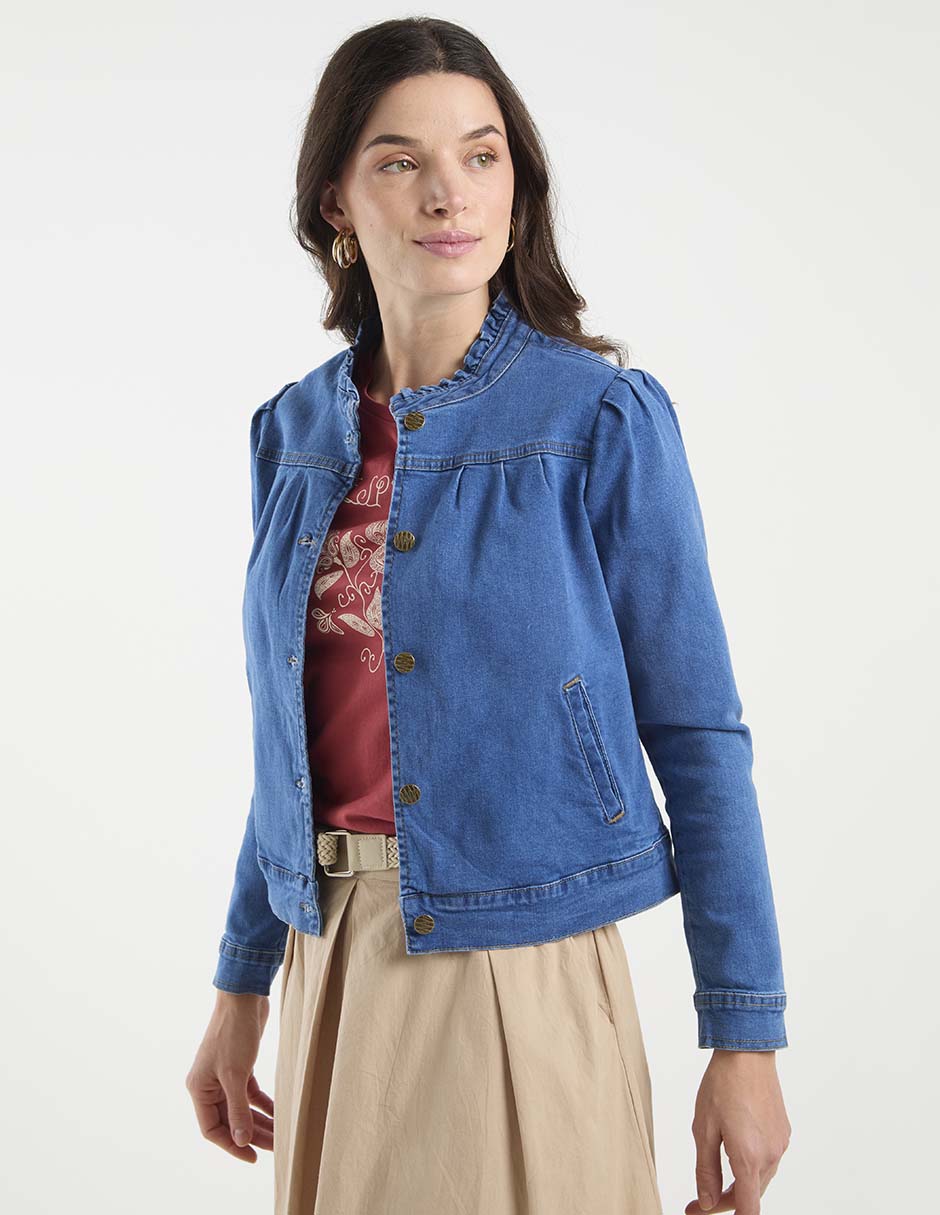 Chamarra denim para mujer Chamarra denim para mujer
