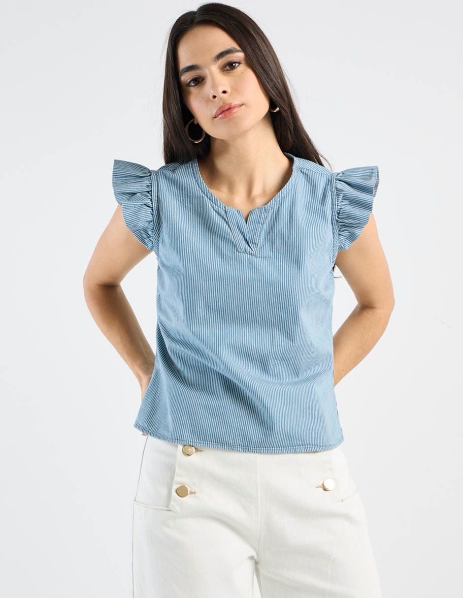 Blusa manga corta para mujer 2