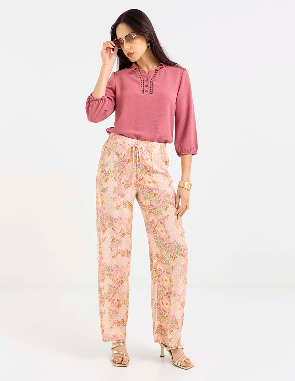 PANTALON WEEK BY WEEKEND, ECH, ROSA WKC