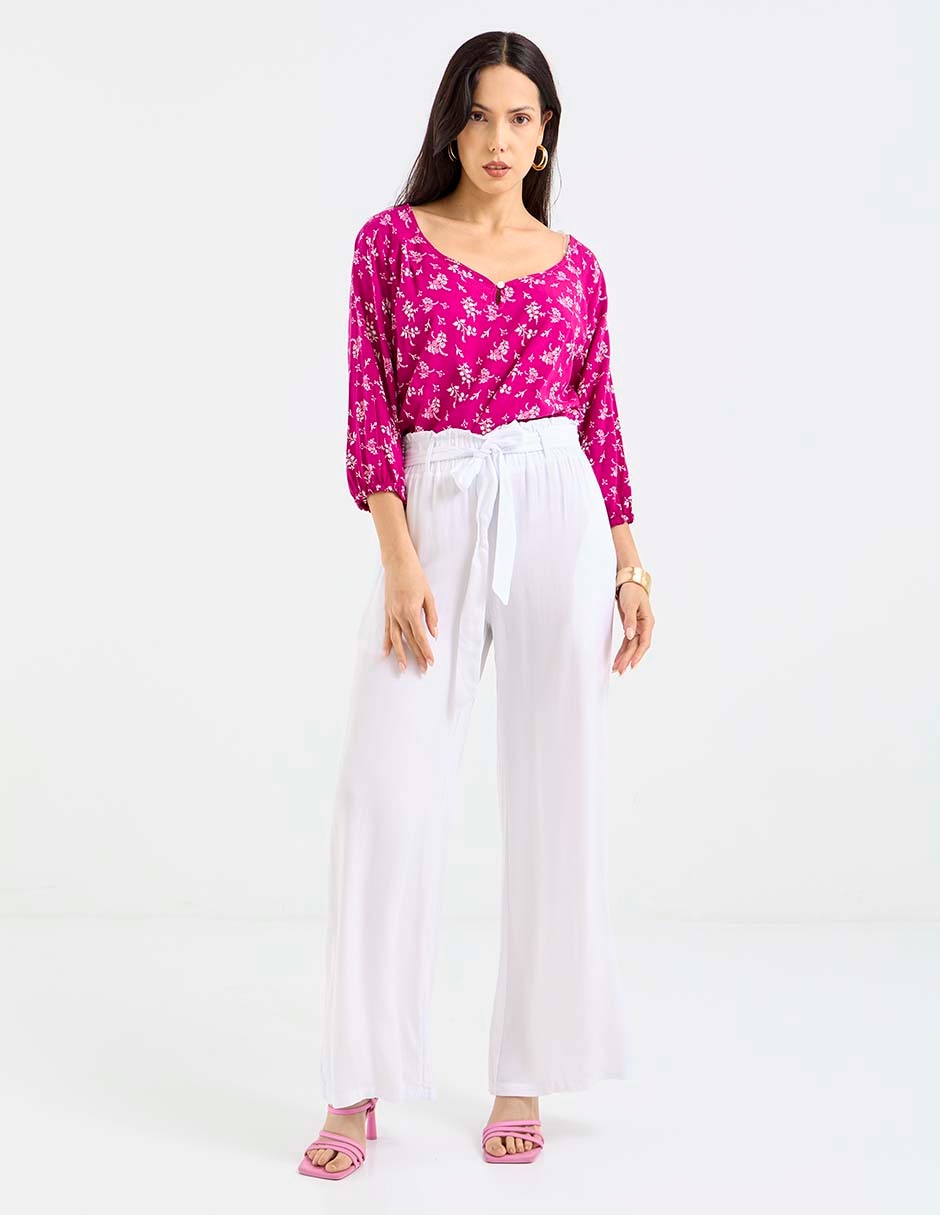 Pantalón amplio para mujer 3