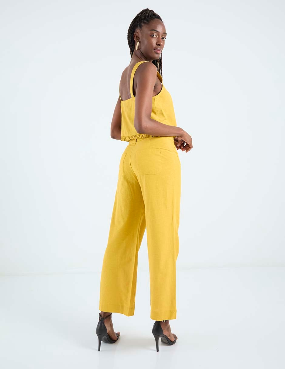 PANTALON WEEK BY WEEKEND, ECH, MOSTAZA