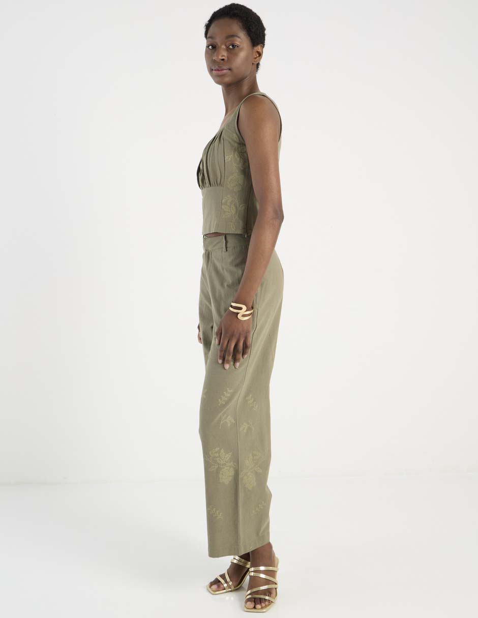 Pantalón amplio para mujer 3