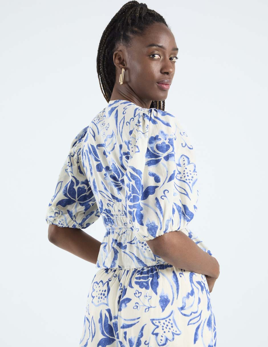 Blusa manga al codo para mujer 2
