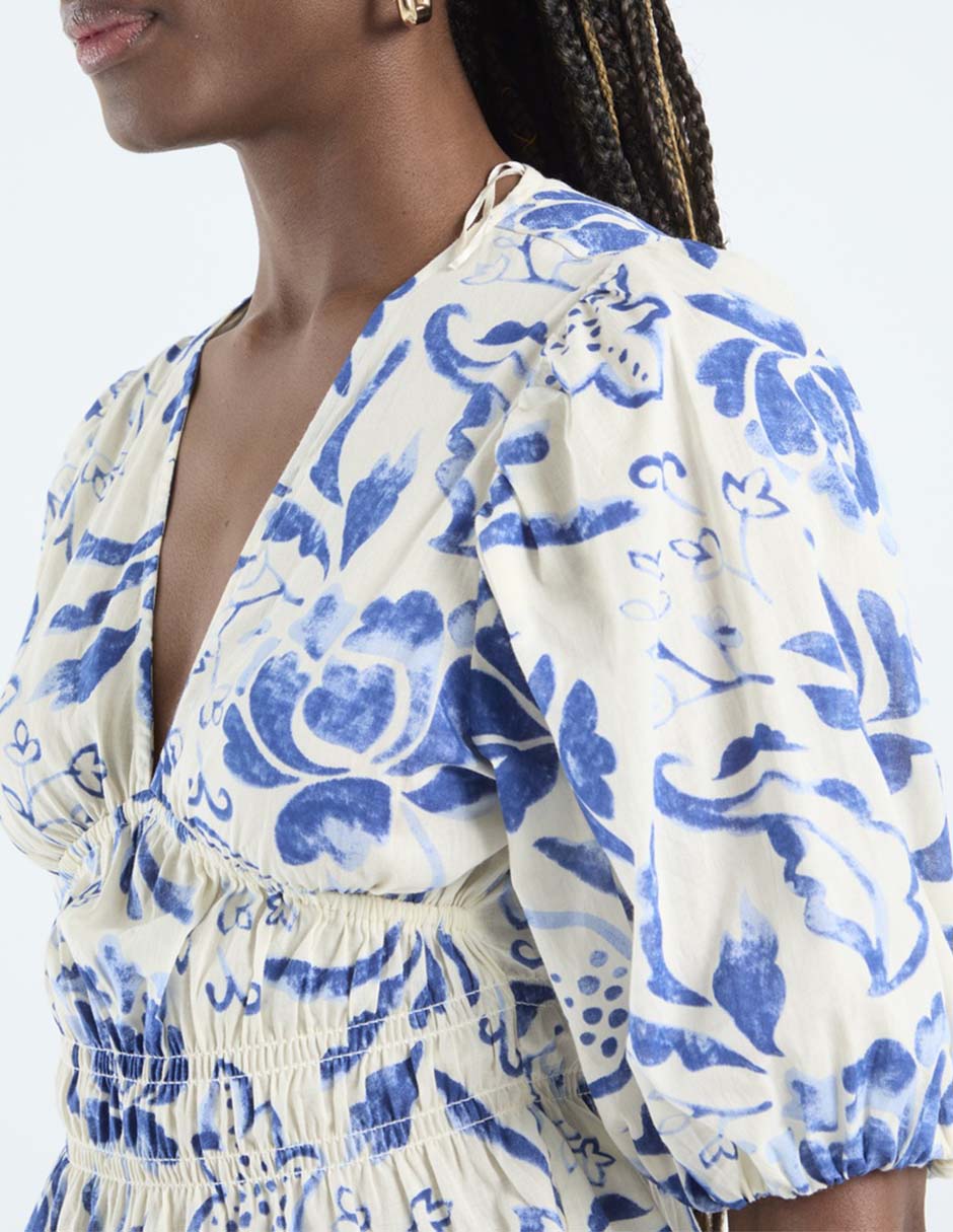 Blusa manga al codo para mujer 4