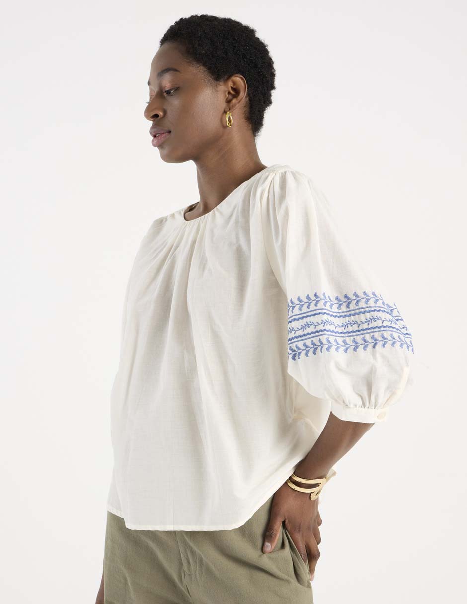 Blusa manga 3/4 para mujer Blusa manga 3/4 para mujer