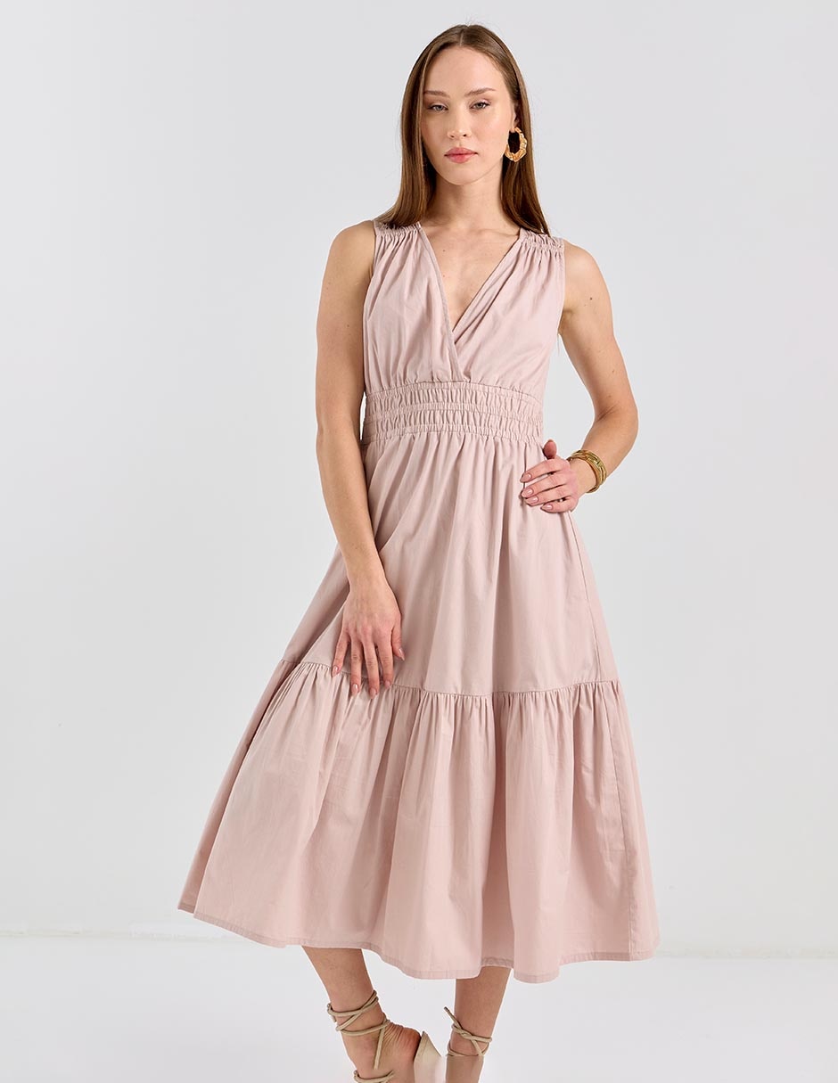 Vestido midi casual para mujer Vestido midi casual para mujer