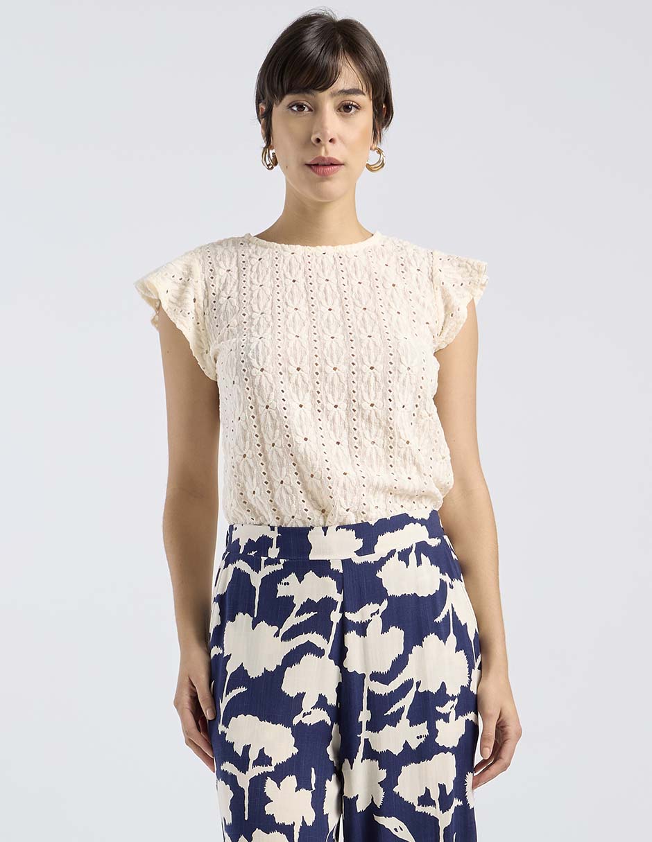 Blusa manga corta para mujer 2