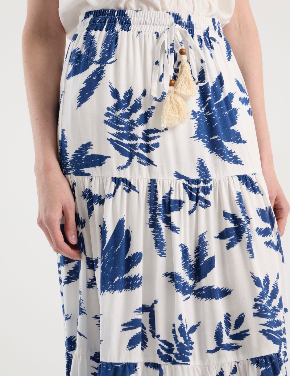 Falda crop a la cintura 4