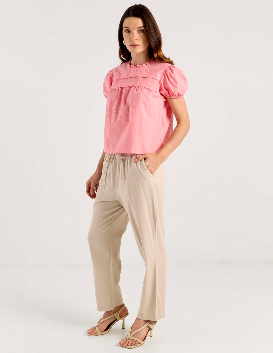 Blusa manga corta para mujer 3