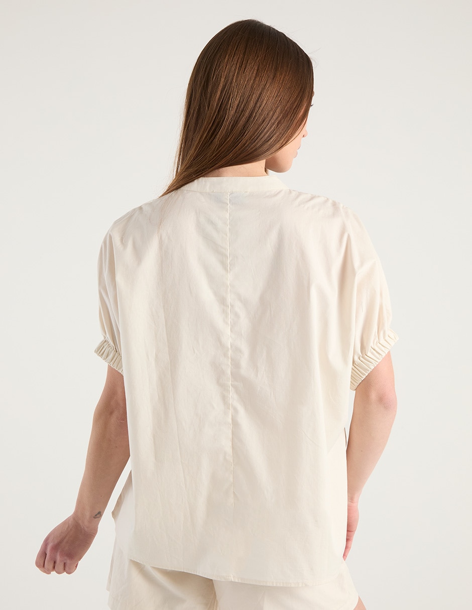 Blusa manga corta para mujer 6