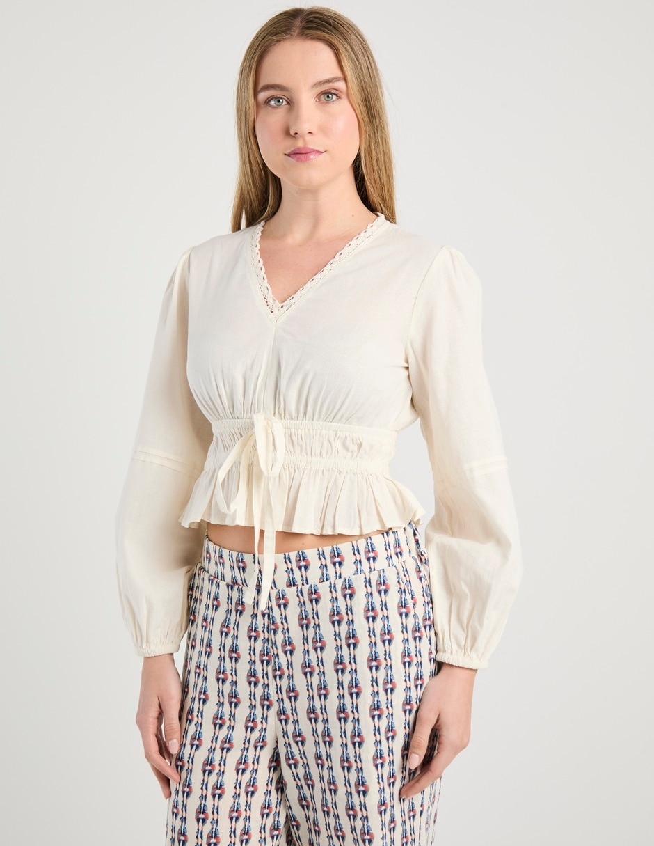 Blusa manga larga para mujer 2