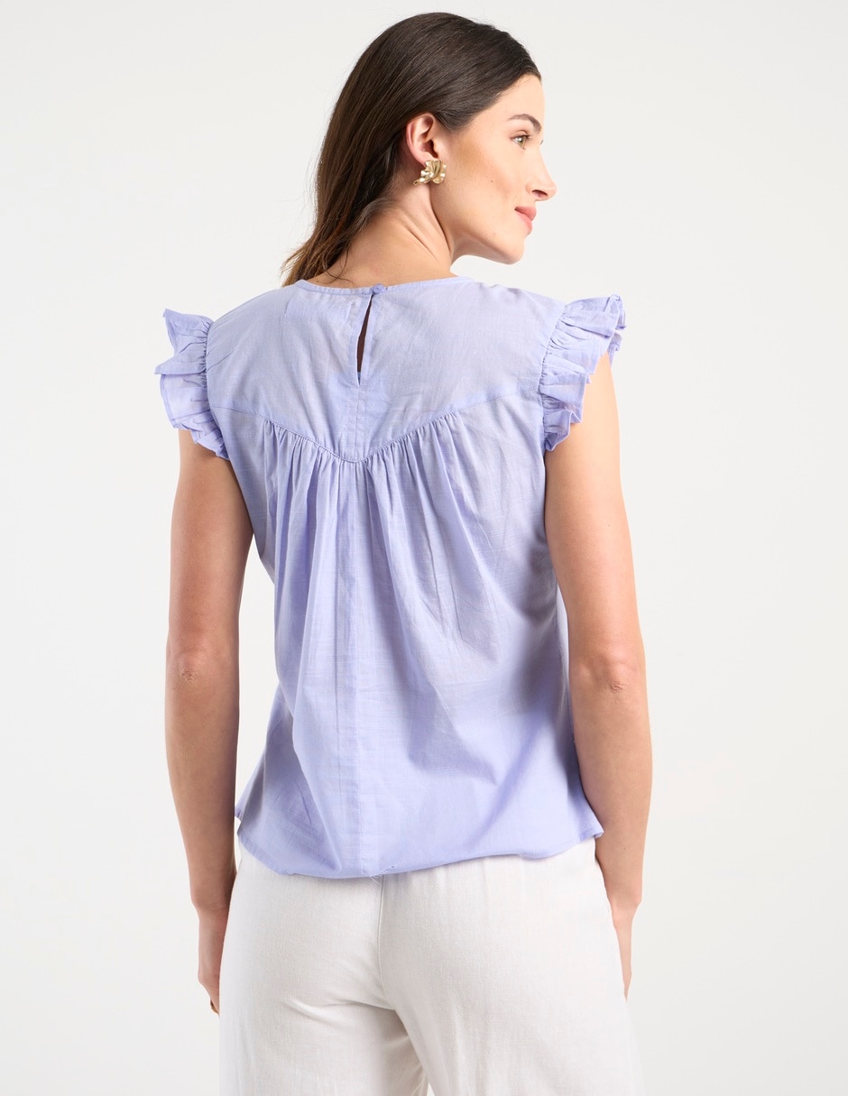 BLUSA WKCL26470-04 W, EG, LAVANDA BEBÉ