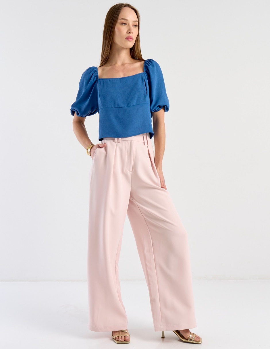 Blusa Week By Weekend manga al codo para mujer