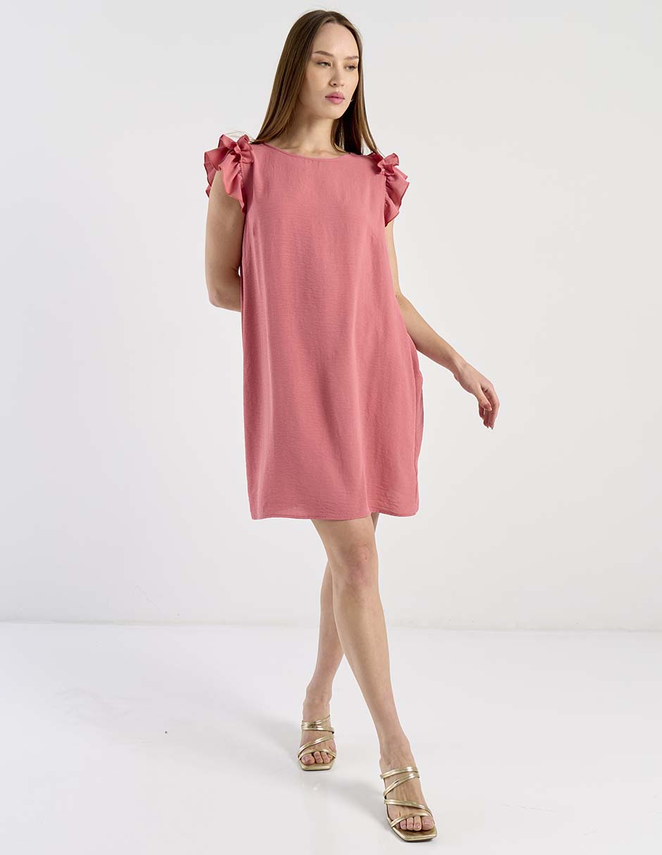 Vestido arriba de la rodilla casual para mujer 2