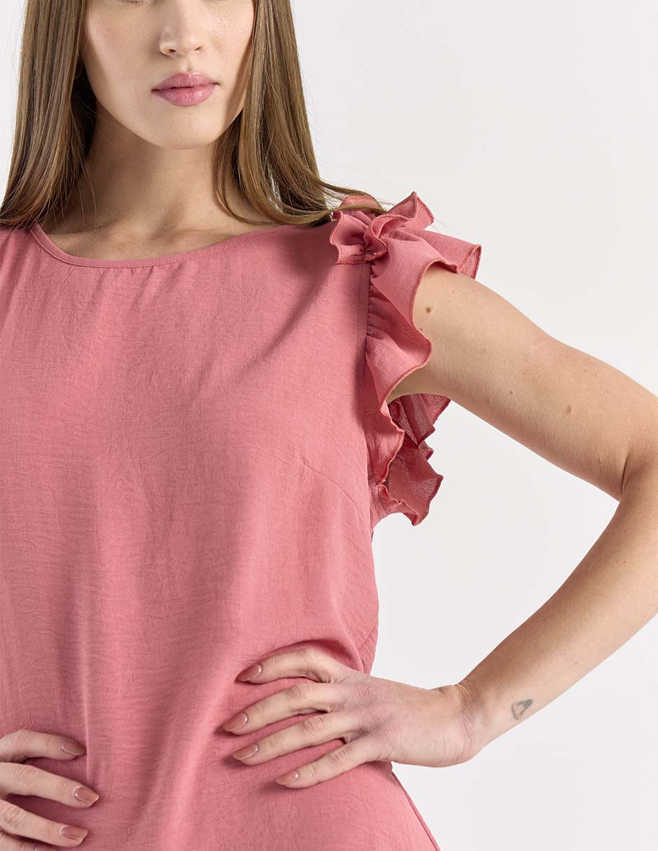 Vestido arriba de la rodilla casual para mujer 4