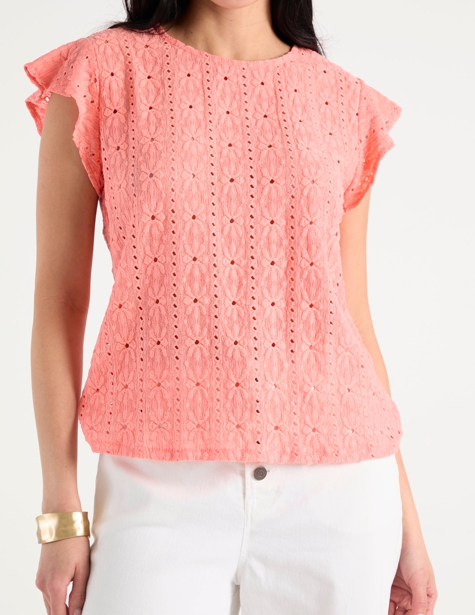 Blusa manga corta para mujer 6