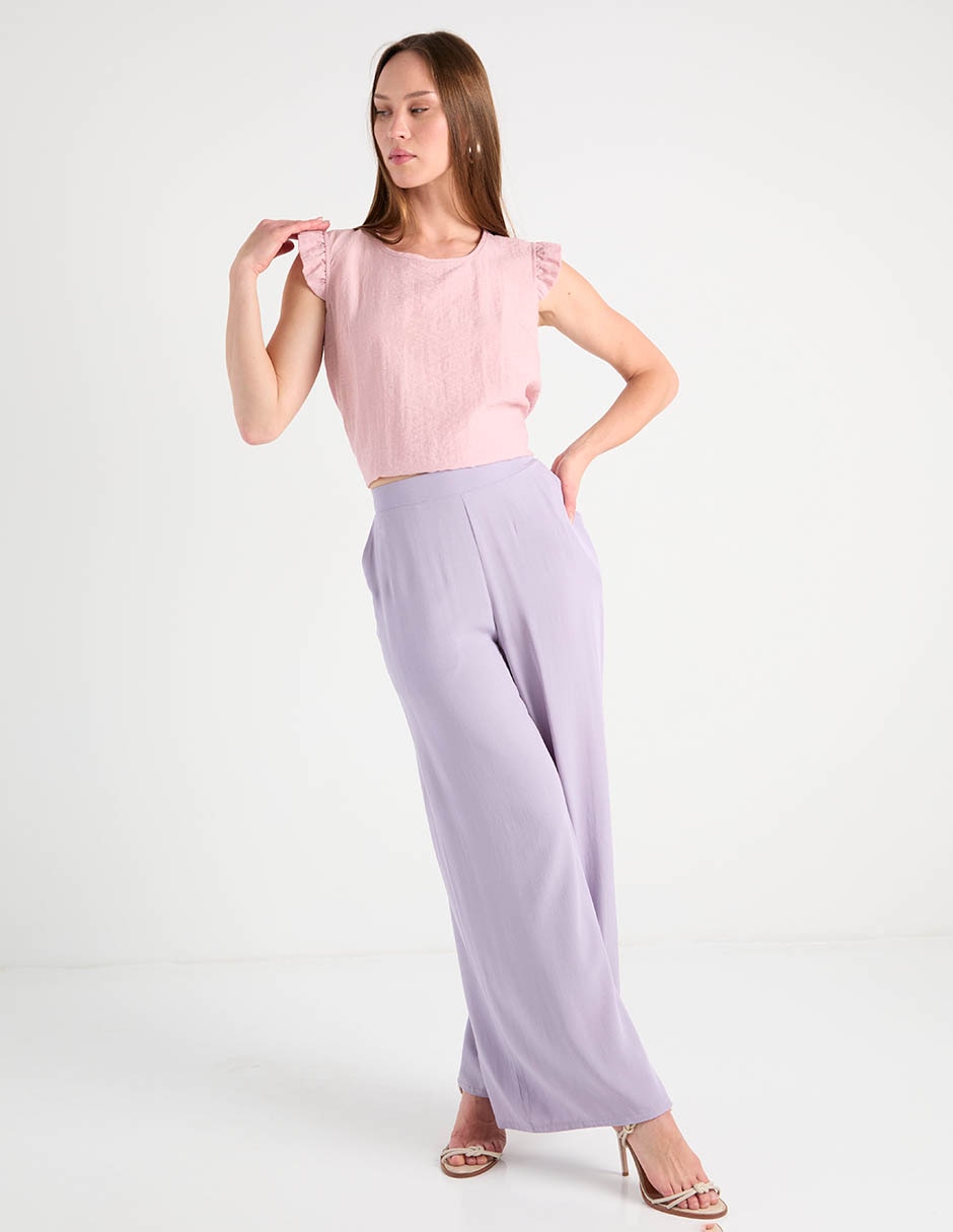 PANTALON WEEK BY, EG, LAVANDA BRUMOSA W