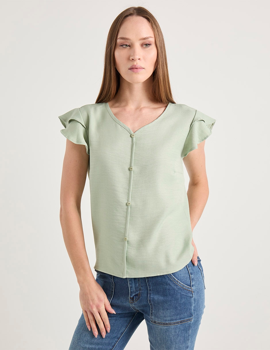 Blusa manga corta para mujer Blusa manga corta para mujer